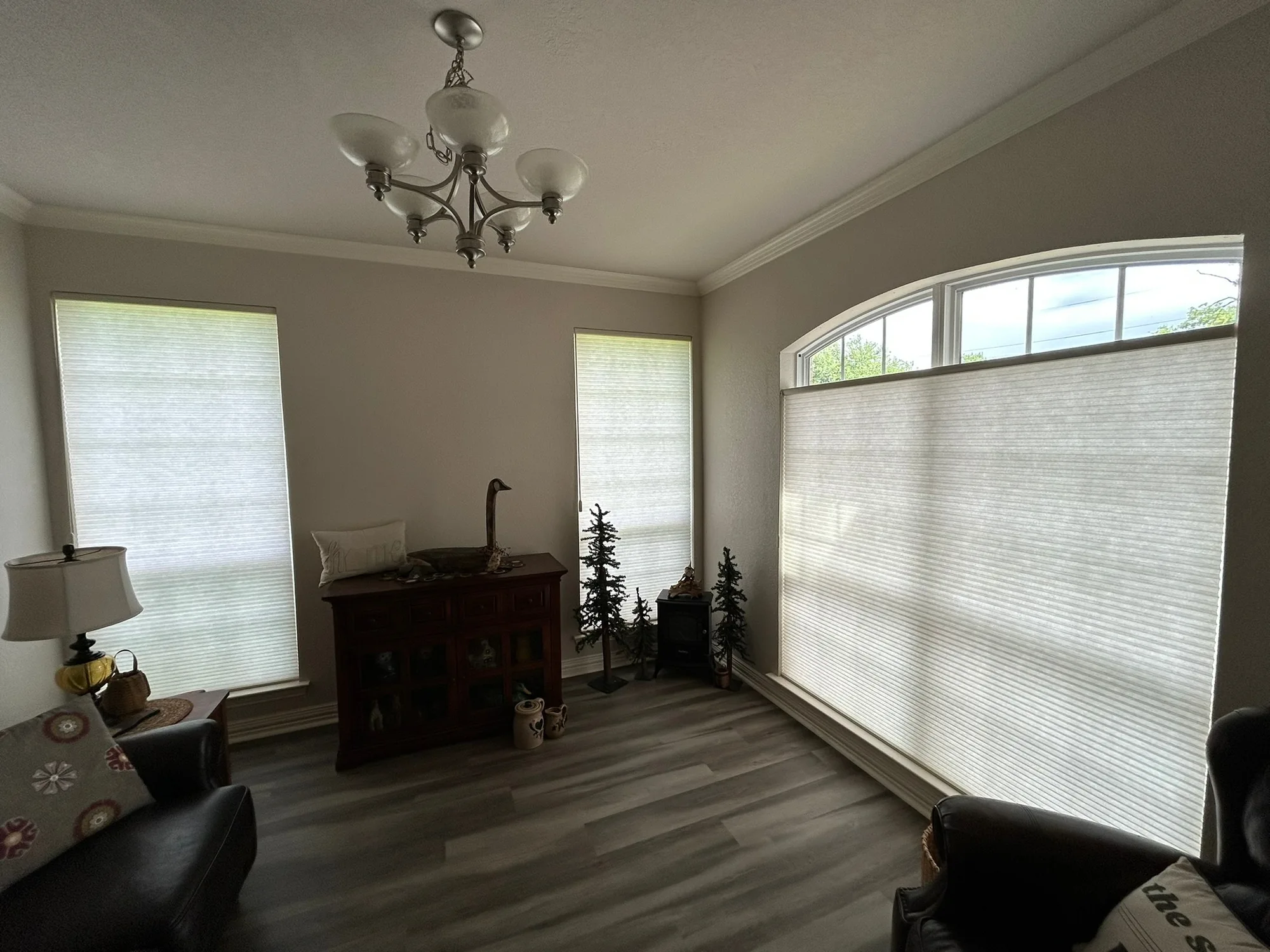 Custom window treatments in Denton, TX by Love Is Blinds