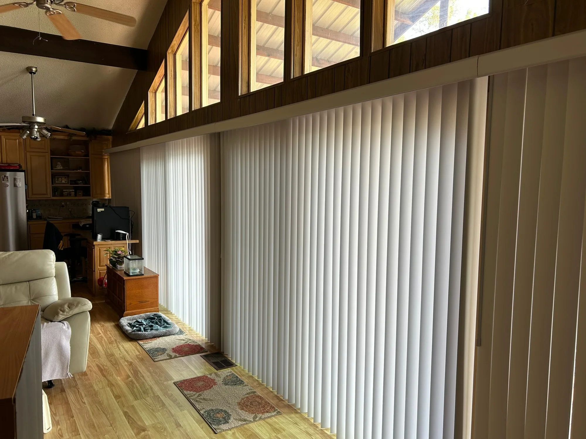 Drapery and motorization in a Texas home, measured and installed by Love Is Blinds