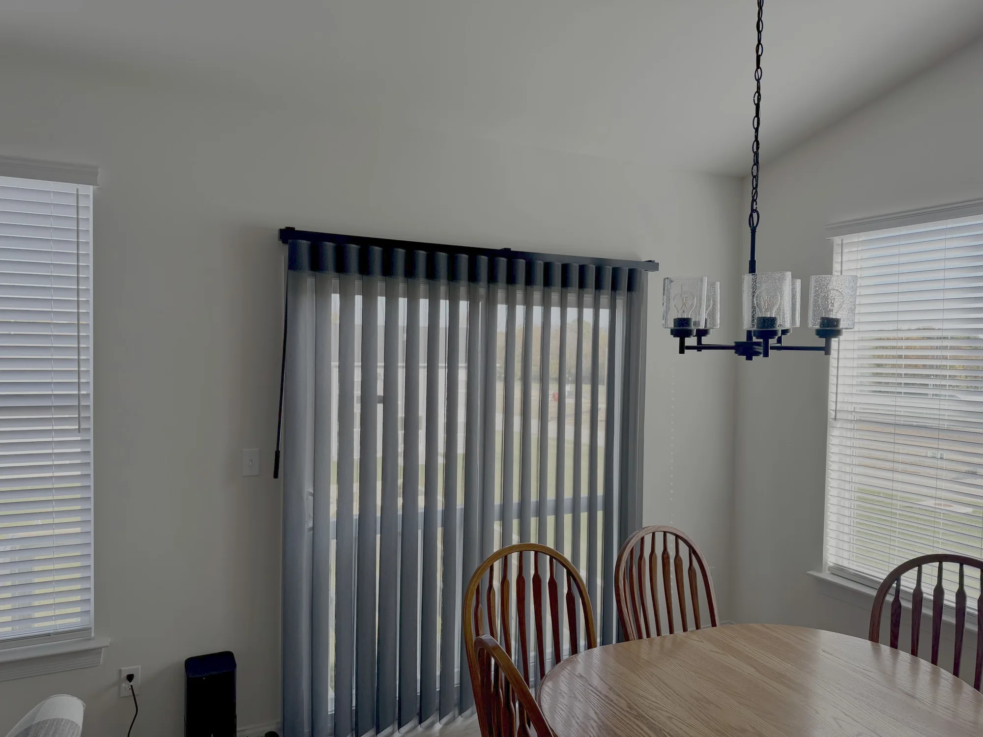 Drapery and motorization fitted to the window opening by Love Is Blinds