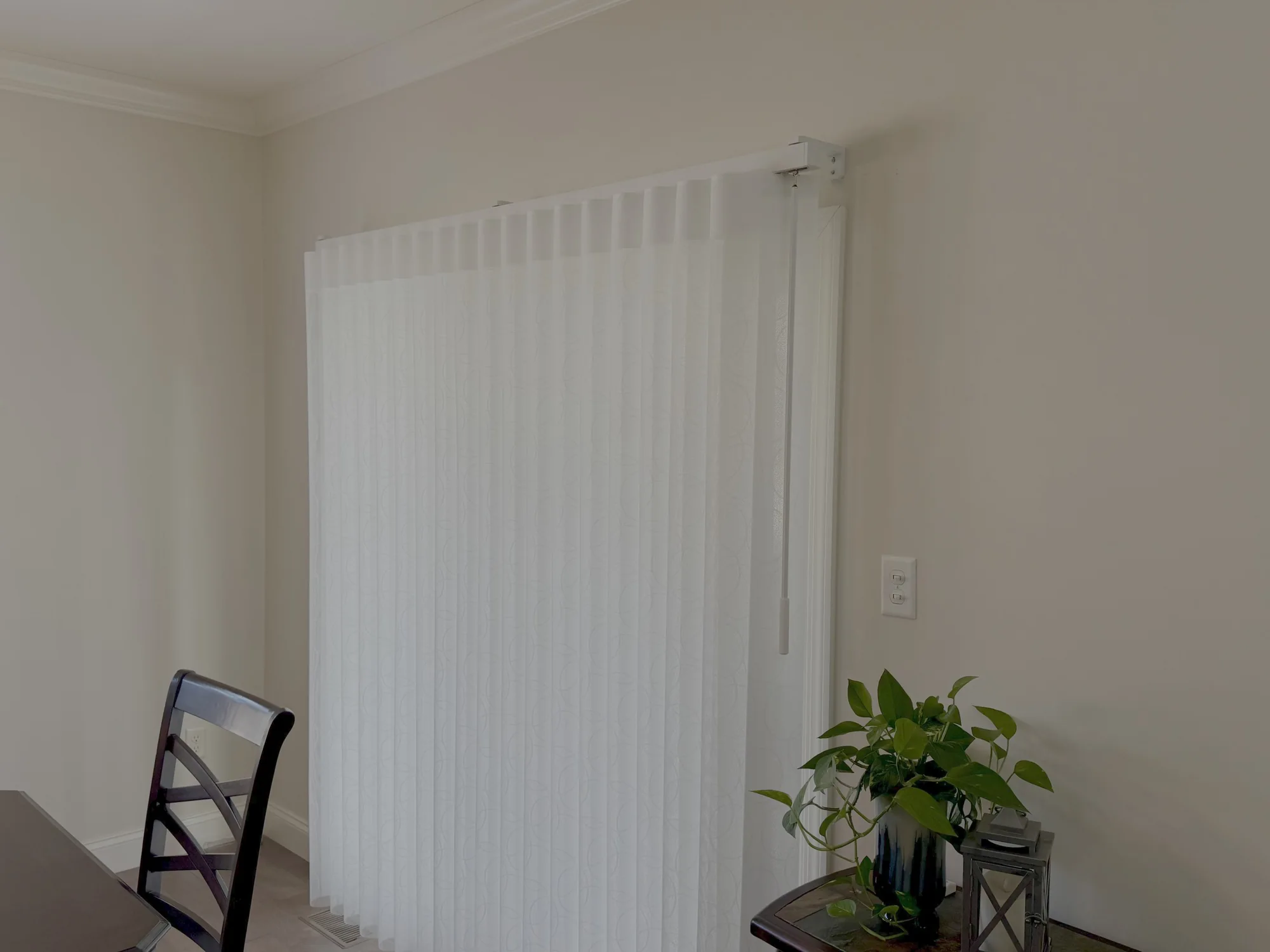 Drapery and motorization in a Texas home, measured and installed by Love Is Blinds
